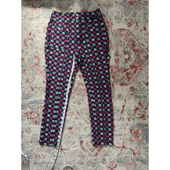 Anthropologie Maeve Slim Ponte Pants in Pink - Picture 10 of 10